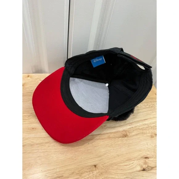 Disney Mickey Mouse Kids Hat Soft Fuzzy Ears Baseball Cap - Picture 5 of 7